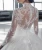 Import 2020 factory price bridal wedding dress wedding grown wedding dress stand collarand White  Bride  embroidery Dress from China