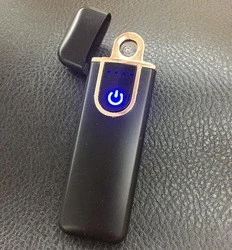 2020 Hot sale USB Metal Charging Lighter windproof electronic lighters Touch sensitive for men