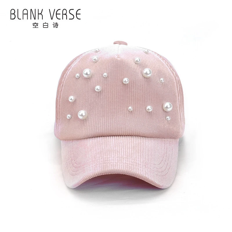 2020 new  baseball cap women  cap with Pearl fashion trend cap summer outdoor leisure sunshade hat