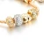 Import 2021 Crystal Heart Bead Bracelet With Gold Color Charm Women Bracelets & Bangles from China