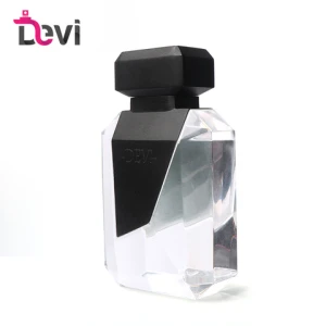 2021 latest design 100ml Square Glass Perfume Bottles rectangle Parfum Bottle wholesale