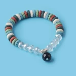 2021 Original crystal bead bracelet  popular accessories Color volcanic stone bracelet