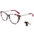 Import 2021 Popular Cat Eye Shape Spectacles Women Acetate Optical Glasses Frame from China