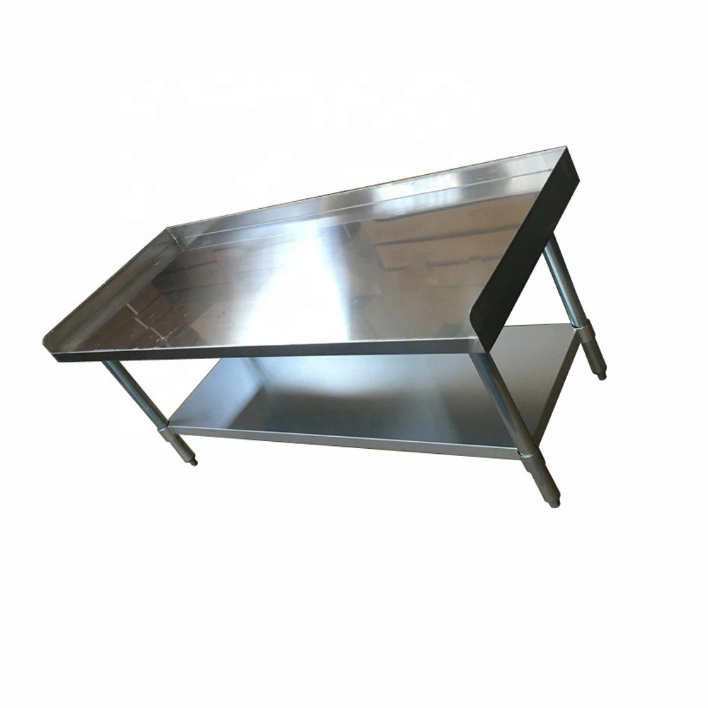 2021 Welcomed Durable design Knock-down Restaurant Hotel 430 Stainless steel kitchen Equipment stand with undershelf  w/NSF