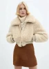 2023 winter new European and American womens street artificial fur coat short jacket