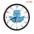 Import 20CM/25CM/30CM DIY Customizable Pattern Trump Needle Quartz Wall Clock Quartz Clock For Wall Decoration from China