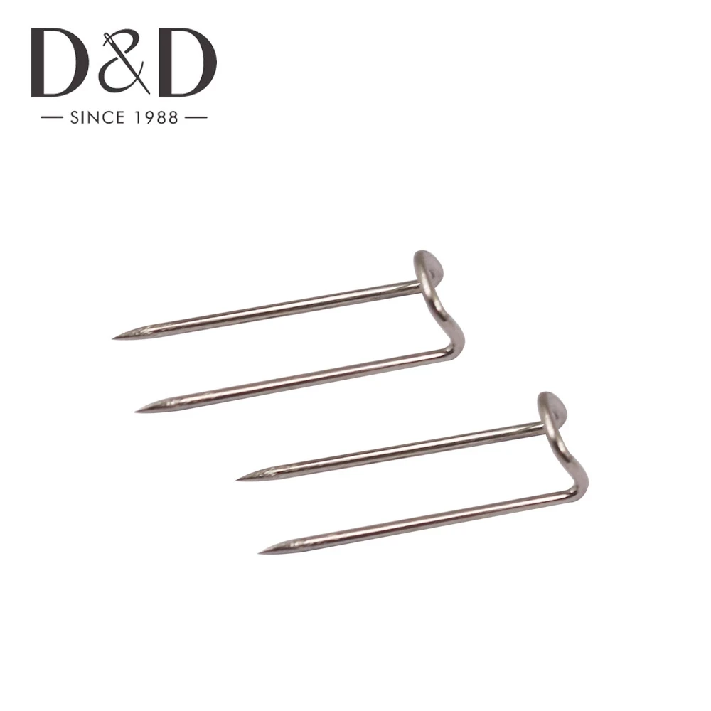 20Pcs/pack U-Pin Stainless Steel Sewing Pins Fine Satin Dressmaker Pins for Jewelry Display Quilt Applique Needles Sewing Tools