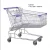Import 20+Years Factory 240L AU Style Steel Shopping Trolley,convenience store shopping cart, hand push cart for supermarket from China
