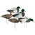 Import 2D hunting decoys  hot selling waterproof PP mallard duck Silohoutte decoy from China
