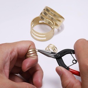 2pcs/lot Copper Open split jump rings Closing Finger Jewelry Tools For DIY Making Craft Circle Bead Pliers Opening Helper Tools
