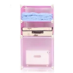 3 cubes red DIY plastic cabinet designs for living room FH-AL067-1