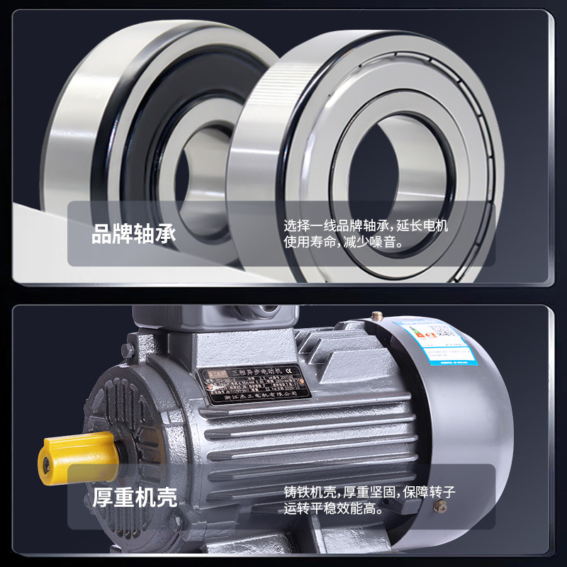 Buy 3 Phase Ac Induction Motor Electrics In 4 Pole Asynchronous Motor ...