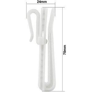 300 pcs adjustable Plastic Curtain hooks