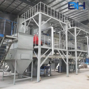 30t/h dry mortar processing plant for applicator mortar