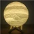 Import 3.15 to 7.8 inches led night light 3d moon lamp with 16 colours changing Touch&amp; Remote Control Decorative Moon Light from China