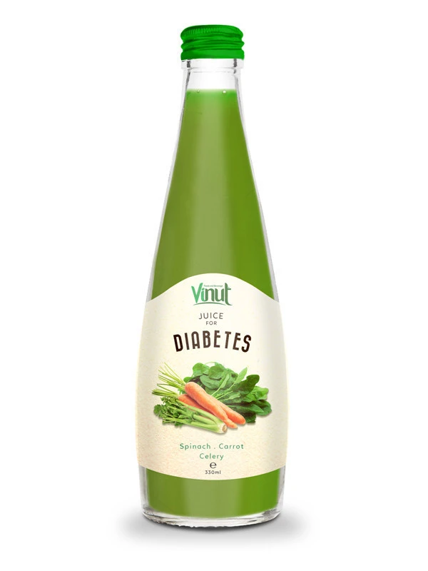 330ml Glasbotle Vegetable juice. Spinach - Carrot - Celery