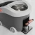 Import 360 Rolling Spin pole Mop with 2 Microfiber Mop Heads, Foot Pedal Floor Mop Bucket Set from China