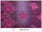3D flower lace embroidered fabric tulle lace fabric