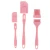 Import 3Pcs Silicone Spatula And Pastry Brush Set Cake Bread Cream Butter Spatula Mixing Batter Scraper With Oil Brush Baking Tool Set from China