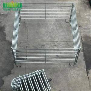Quality 3x3 Galvanized Welded Steel Cattle Corral Panel