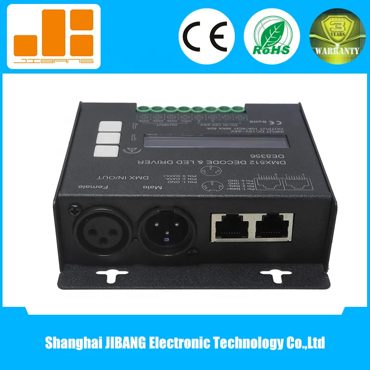 4 Channel LCD1602 Dimmable LED DMX RGBW Dimmer