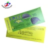4 colour offset printing custom tickets greeting card and voucher