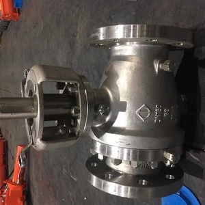 4 inch trunnion a216-wcb body motoriZed penumatic ball valve