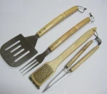 4 Pcs Barbecue BBQ Stainless Steel Utensils Cooking Tools