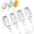 Import 4 PCS East Release Silicone Ice Cream Mold Cavities Oval Silicone Popsicle from China