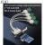 Import 4 Port RS485 / RS422 to RS232 DB9 Serial PCIe Adapter RS-485 RS-422 PCI-E PCI Express Industrial I/O Card from China