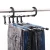 Import 5 in 1 Stainless Steel  Adjustable Foldable Pants Trousers Rack Hangers from China