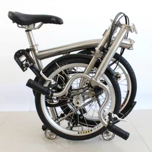 5 interal speed 16inch  titanium brompton folding bike