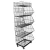 Import 5 Tiers Floor Metal Wire Display Rack for store candy Pushing Sale from China