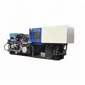 50 Ton PP PS PC two metal screw product plastic injection moulding machine