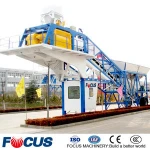 50m3 mobile small concrete batching plant price