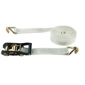 50mm x 8m High performance PP ratchet tie down straps advanced buckle with flat hooks for Corea market