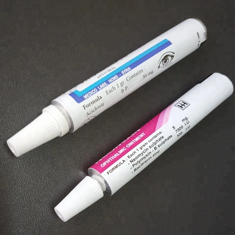 5ml pharmaceutical aluminium cream tube