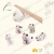 Import 5pcs Chinese Ceramic Lucky Cat Pattern Chopstick Rest from China