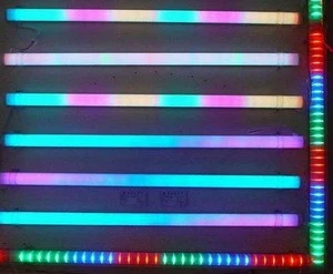 6 Pixels/M full color RGB LED Digital Tube,TM1809 IC,9W 108pcs Led,IP65 with Aluminum Base