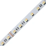 5050 60-LEDs 12mm Wide WRGBWW LED Strip Light IP20 Rated with WiFi Remote Control and Bluetooth MOQ 5m