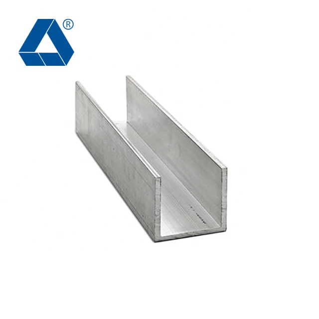 6063 t6 U shape aluminum extrusion profiles