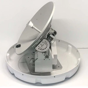 60cm Ship use auto tracking satellite tv receive antenna