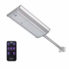 70LED emergency wall pack outdoor solar pillar street light with pole