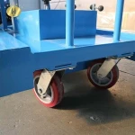7LSJLI Shandong SevenLift 10m aerial manual mobile hydraulic electric light one man lifter