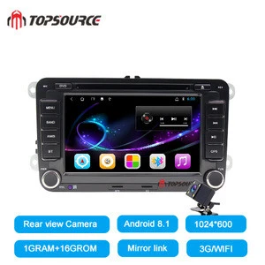 7&quot; 2 din Android Car DVD radio player for VW/Golf/Passat/POLO/Tiguan/Skoda/Fabia/Rapid/Seat/Leon GPS 3G wifi Autoradio