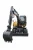 8 ton china best sale mini wheel digging machine excavator