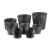 Import 80 Soft Plastic Nursery Black Nutrition Pots For Plant from China