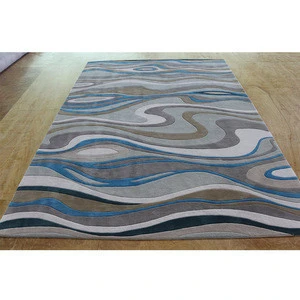 80 Wool and 20 acrylic river inspired floor rug