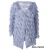 81212-MX24 3 colors plus size Cardigan fuzzy long ladies coats