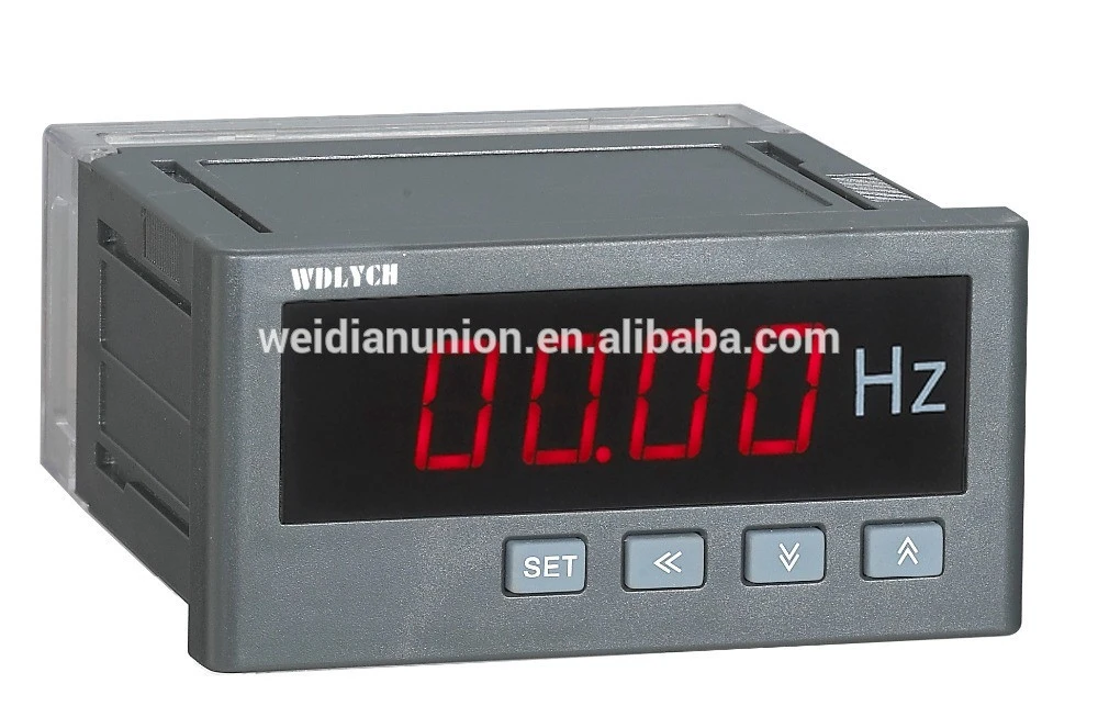 96*96mm Digital DC Frequency Meter With Analog 4-20mA output